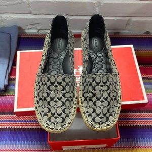 Coach Shoes June Black White 7 M